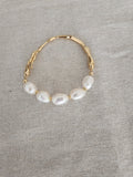 Pulsera de Perlas de Agua Dulce en Gold Filled con Oro Recuperado – Joyería de Segunda Llama