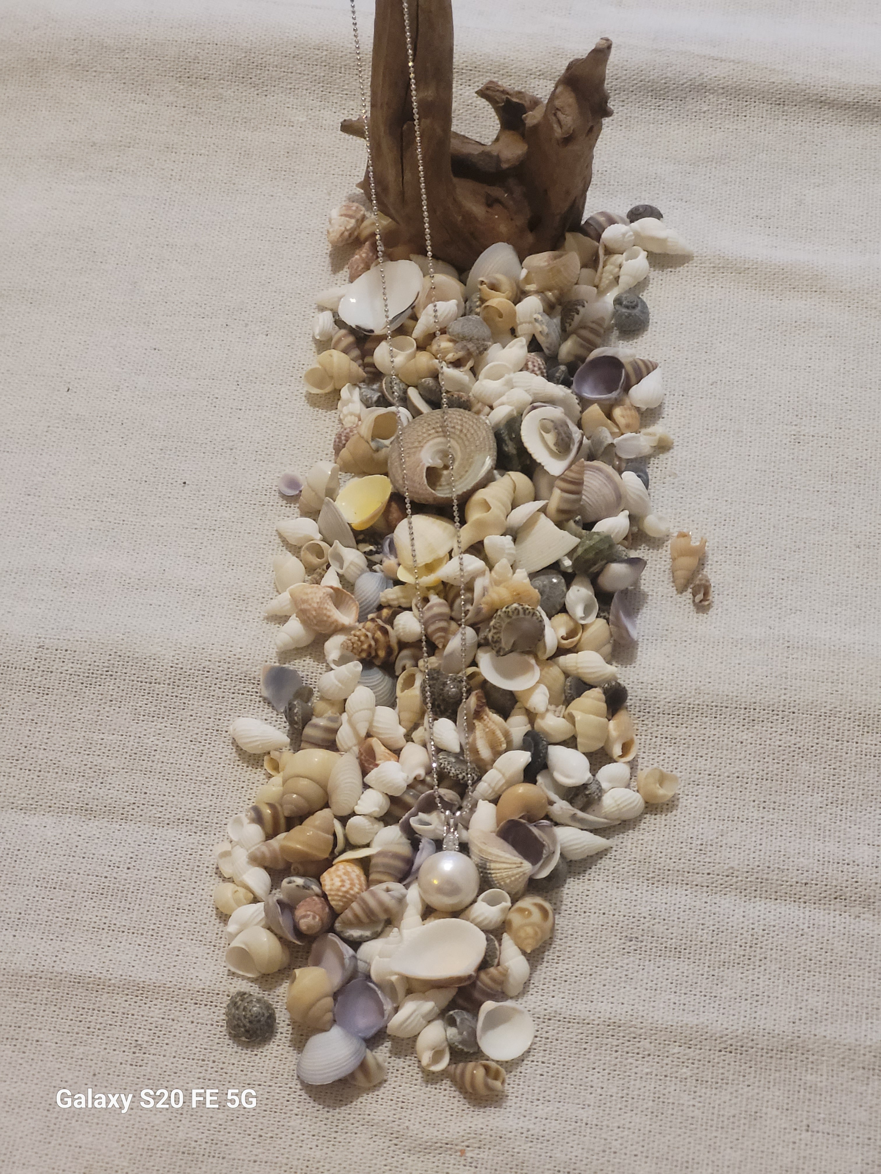 Colgante de perla 9 mm en plata reciclada – diseño minimalista