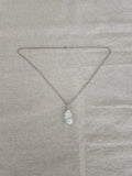 Joyaira de Segunda Llama: Collar de Perla Barroca en Plata Reciclada (40 cm)